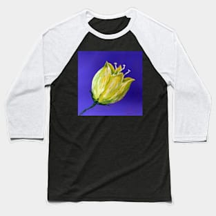 yellow tulip on purple Baseball T-Shirt